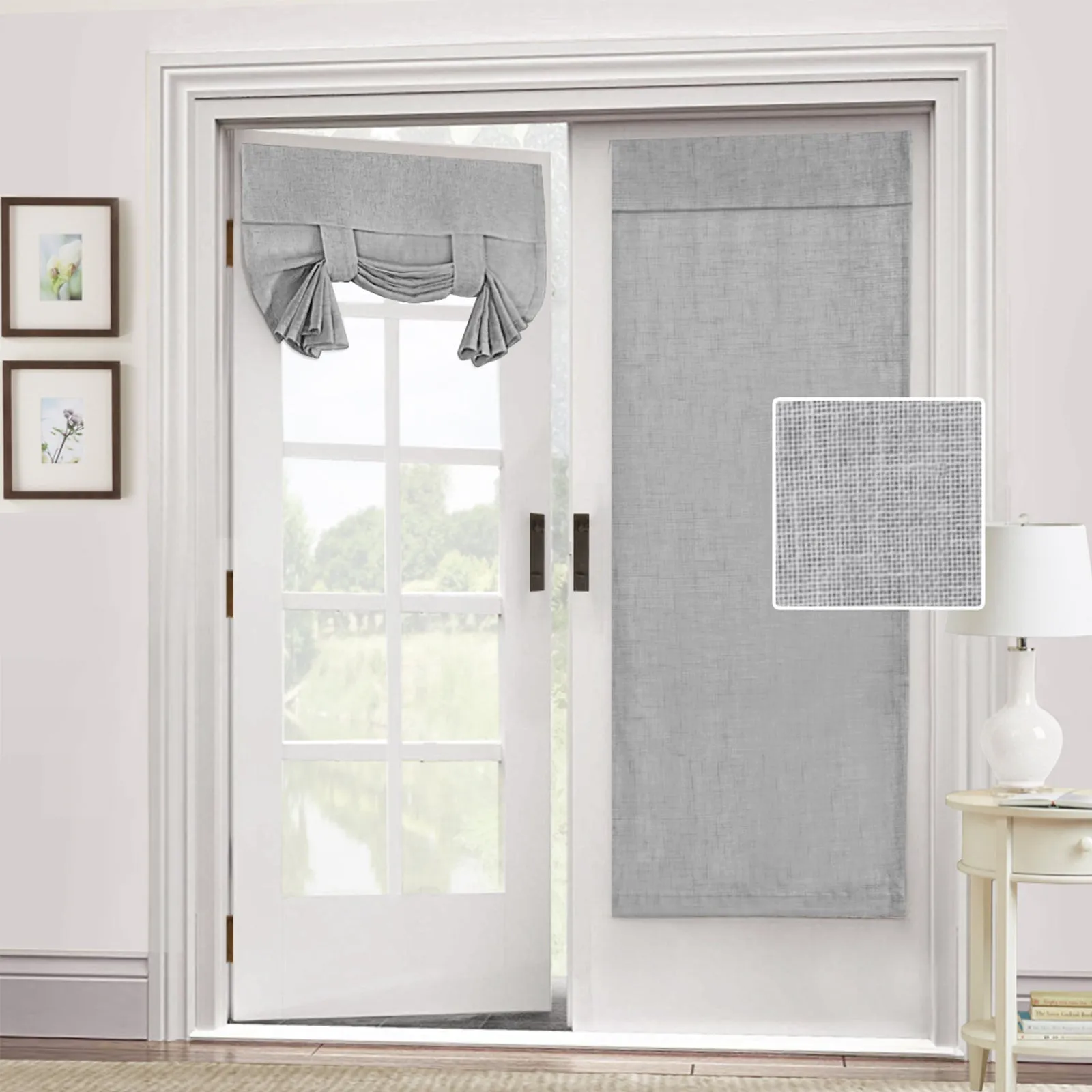 2 Panel Tie Up Curtains for Windows