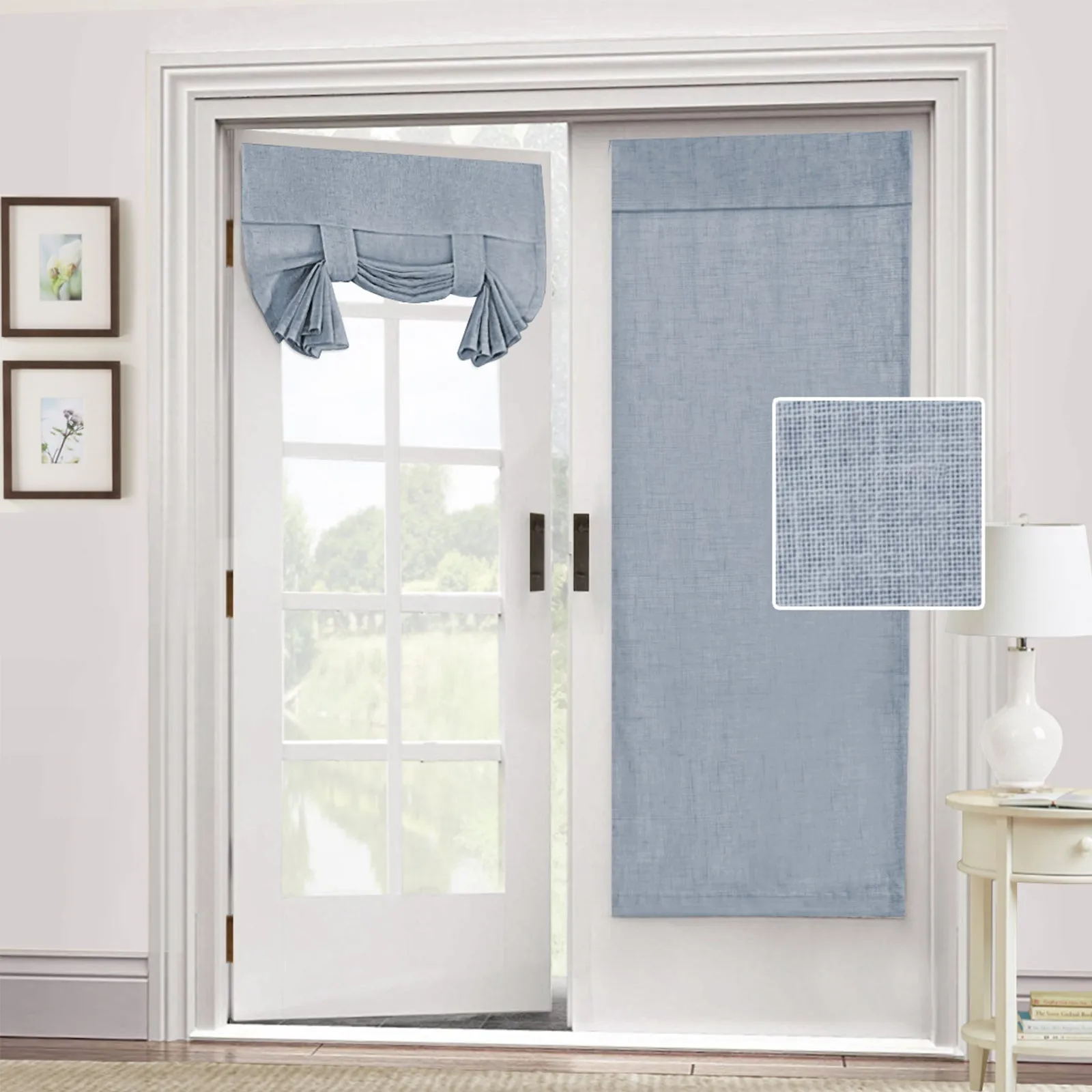 2 Panel Tie Up Curtains for Windows