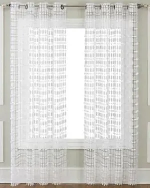 Amelia Macrame Lace Grommet Top Panel