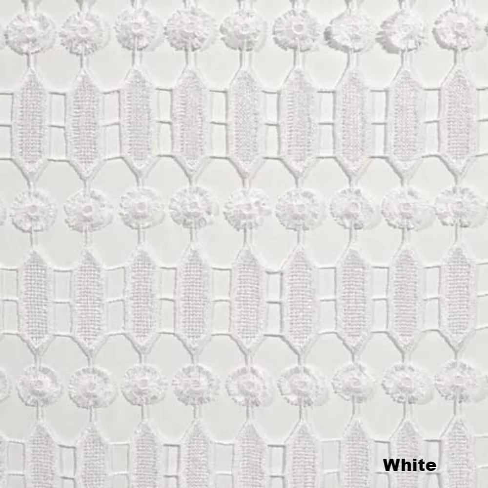 Amelia Macrame Lace Grommet Top Panel