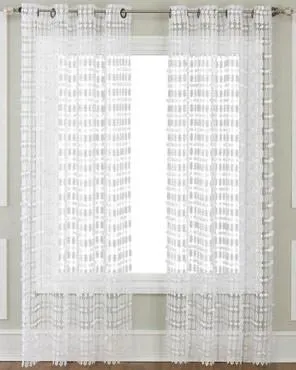 Amelia Macrame Lace Grommet Top Panel