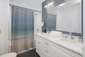 At the Beach Shower Curtain