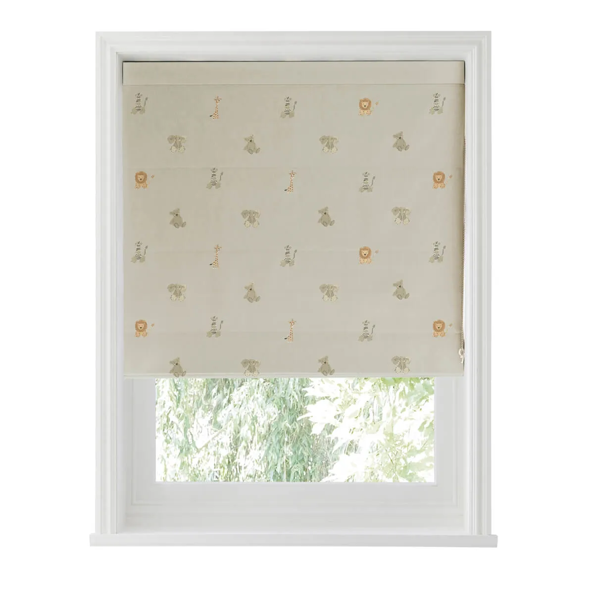 Bears Linen Made to Measure Roman Blind
