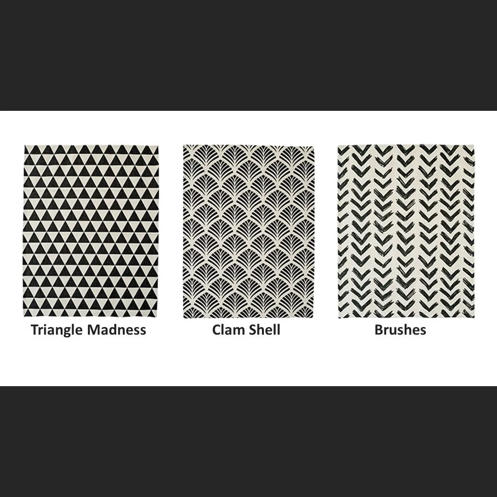 Black and White Arrow Nordic Scandinavian Window Roman Shade
