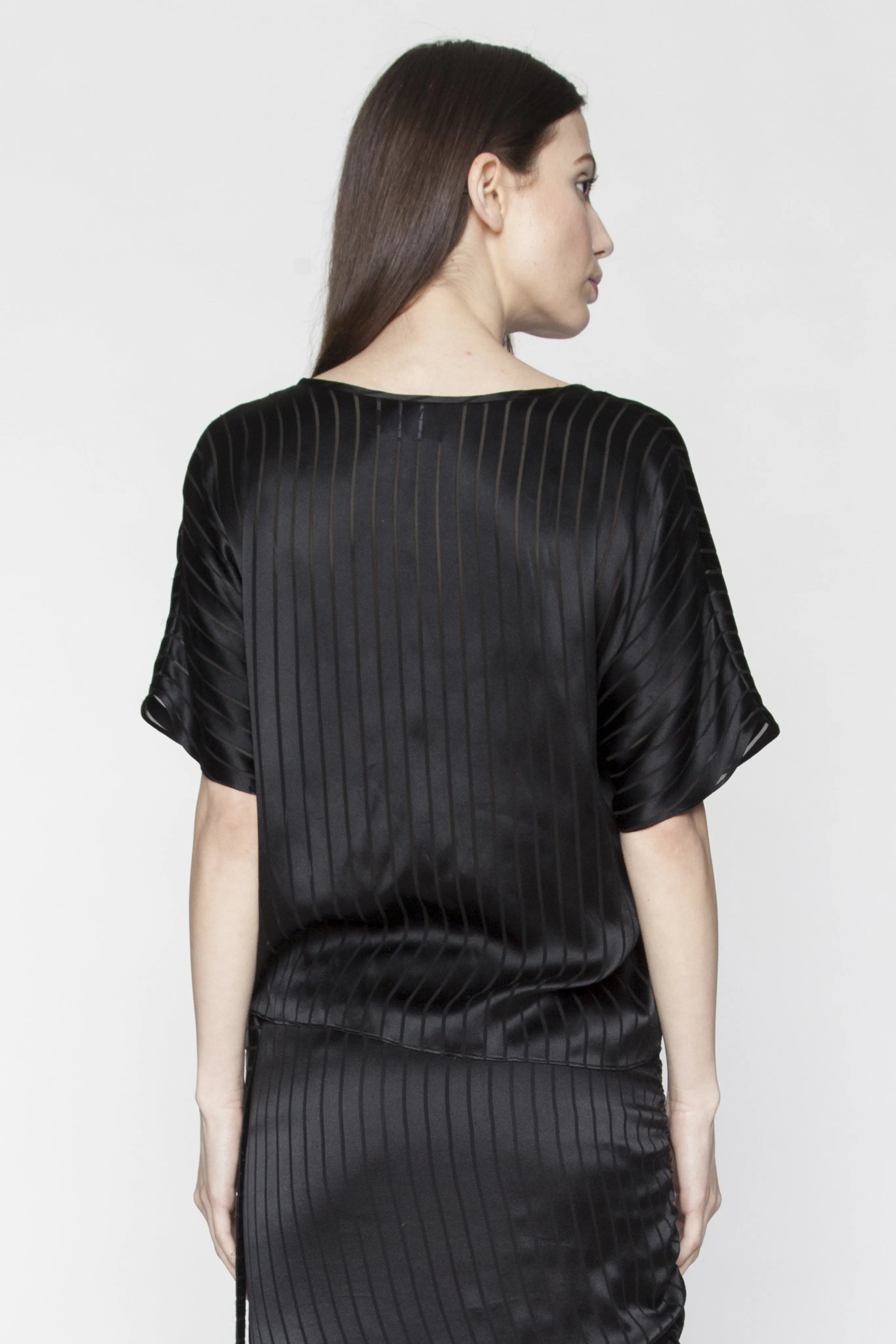 Black Blinds Ann Top