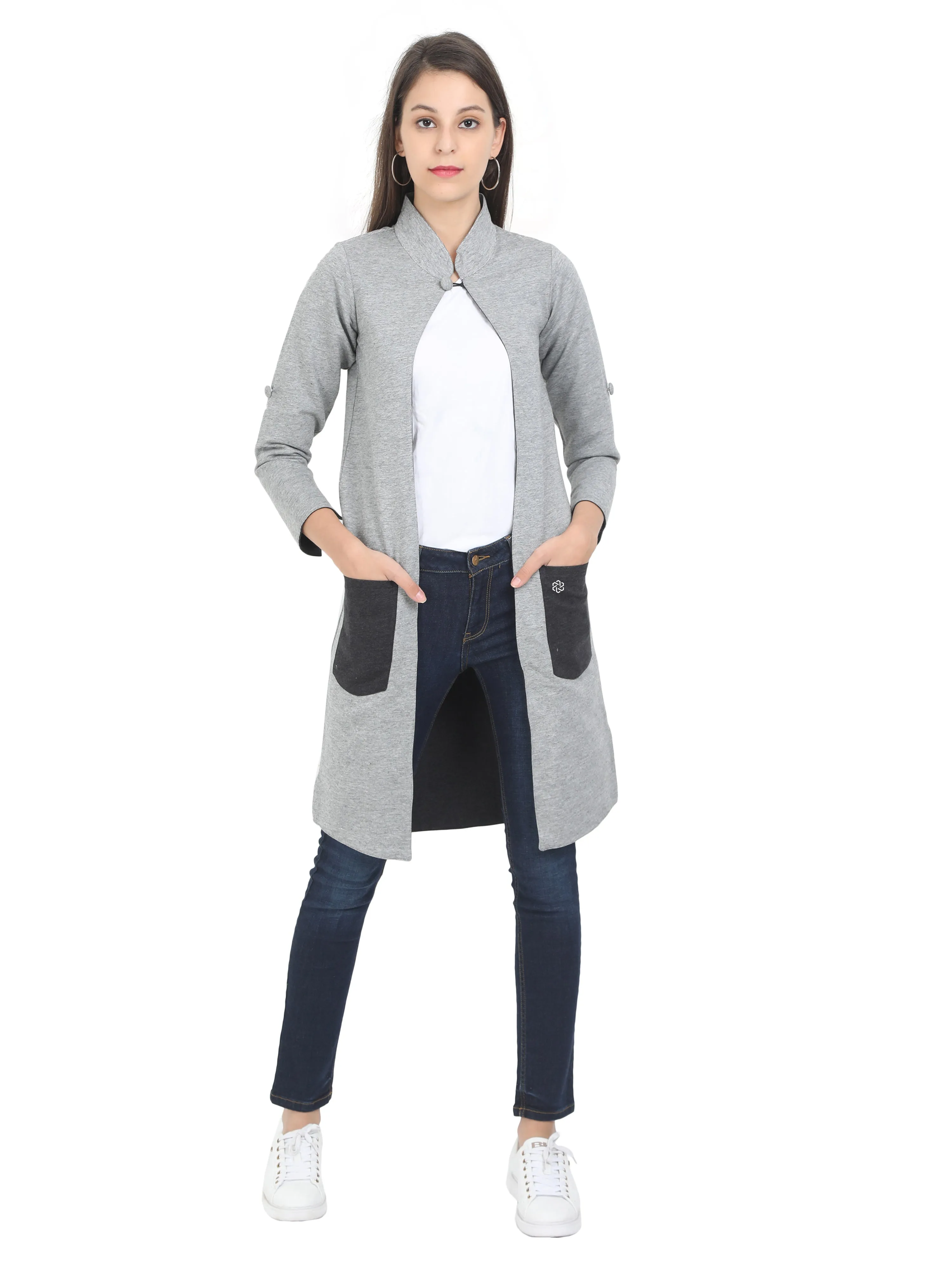 Black - Women's Midi Coat