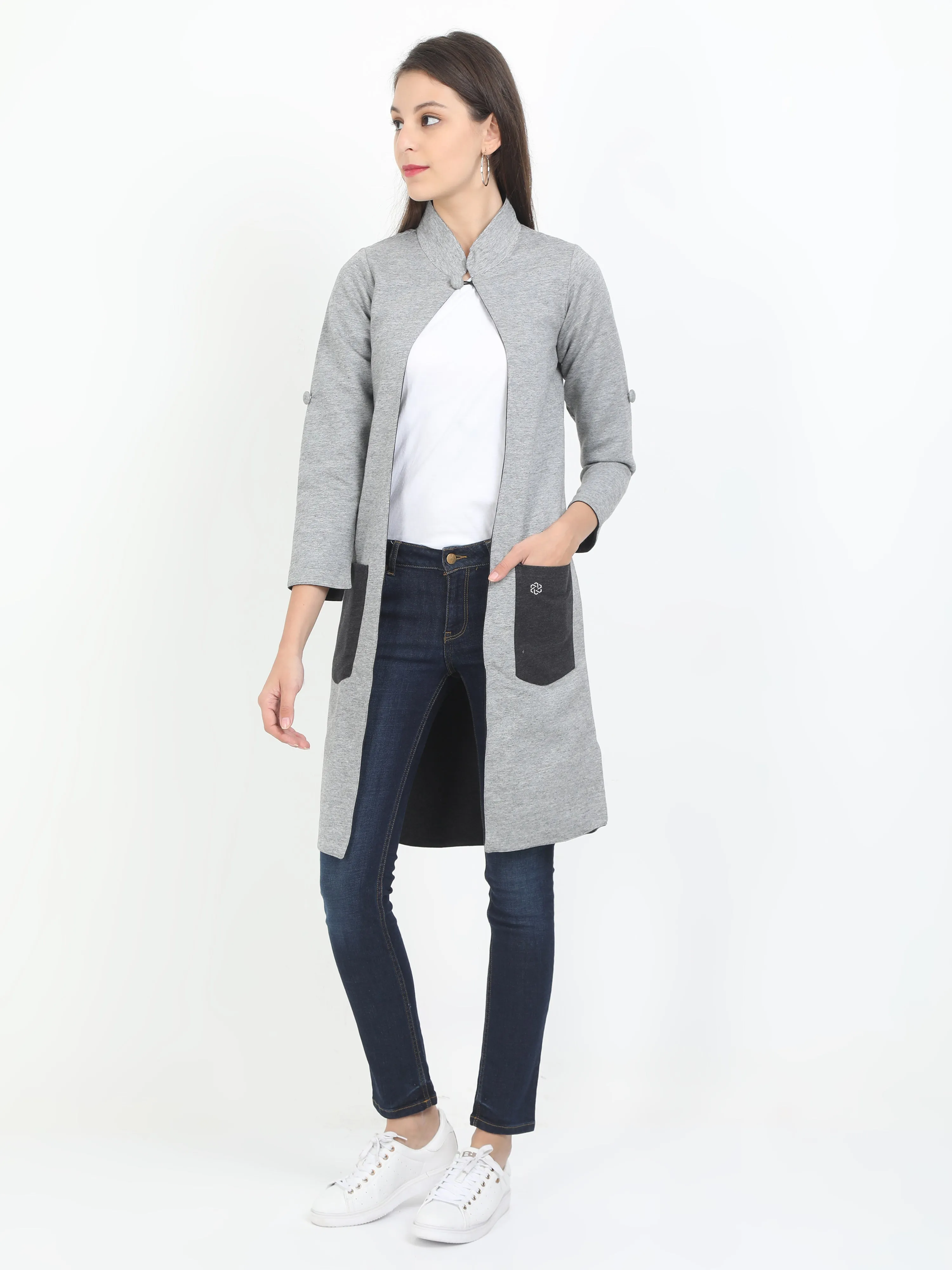 Black - Women's Midi Coat