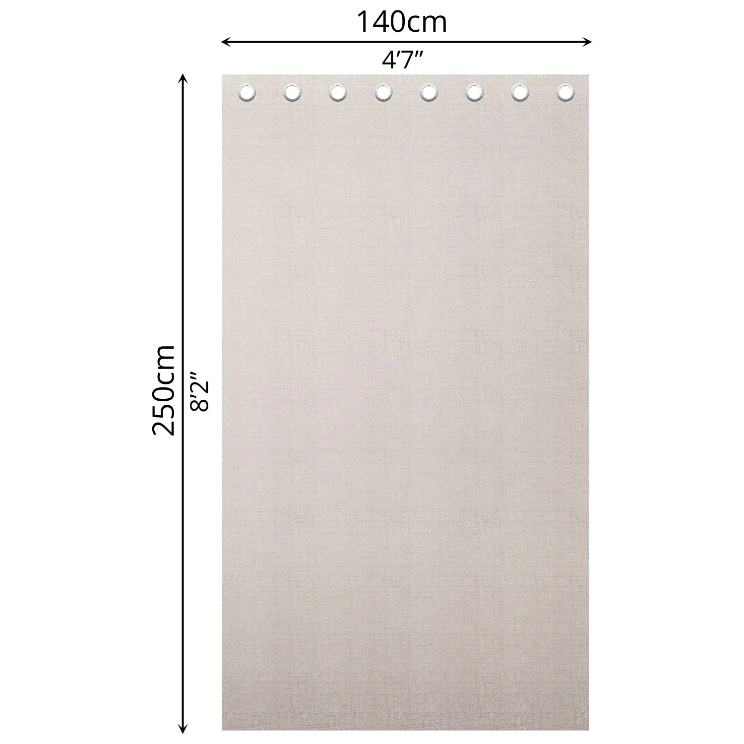 Blackout Curtain (140 x 250cm)