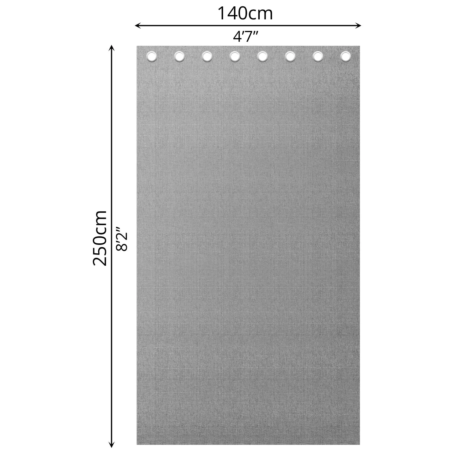 Blackout Curtain (140 x 250cm)
