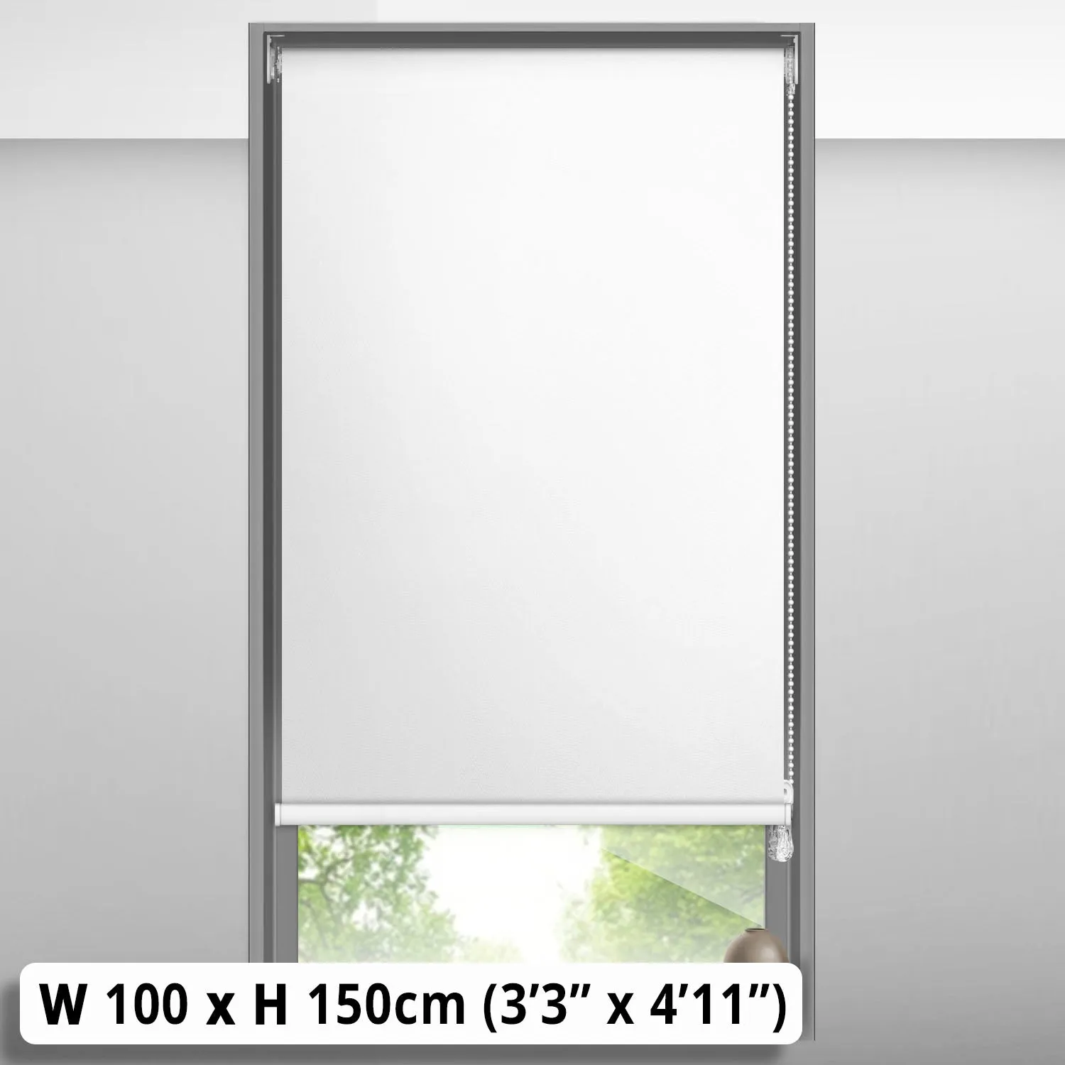 Blackout Roller Blind (100 x 150cm)