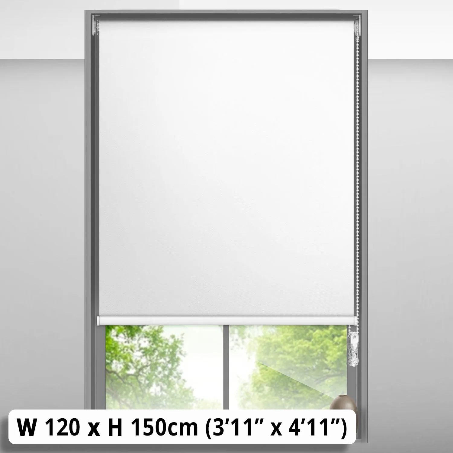 Blackout Roller Blind (120 x 150cm)