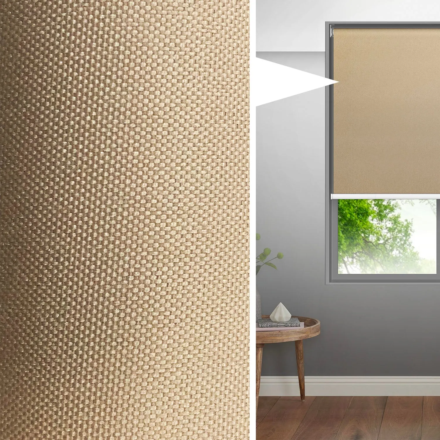 Blackout Roller Blind (120 x 150cm)