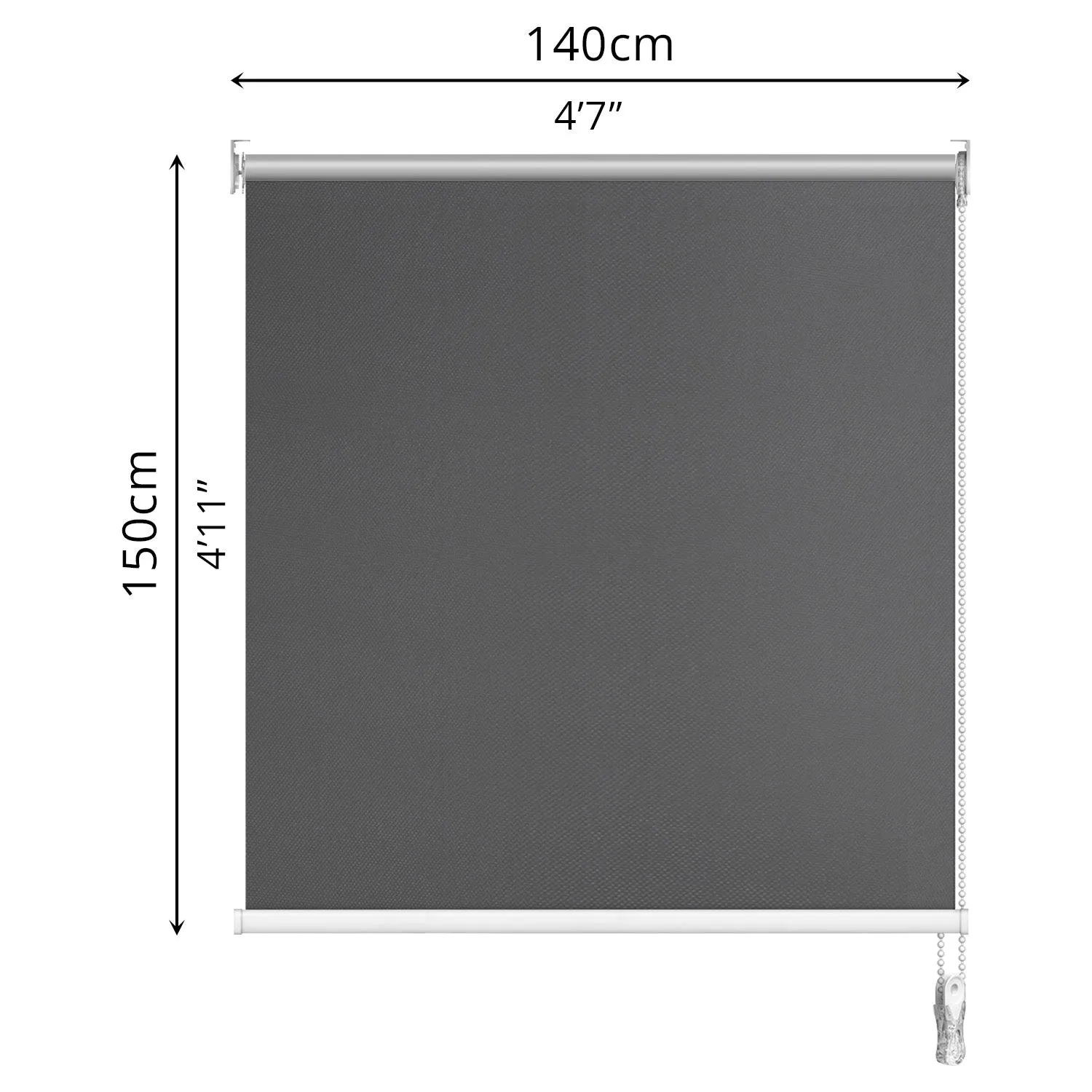 Blackout Roller Blind (140 x 150cm)