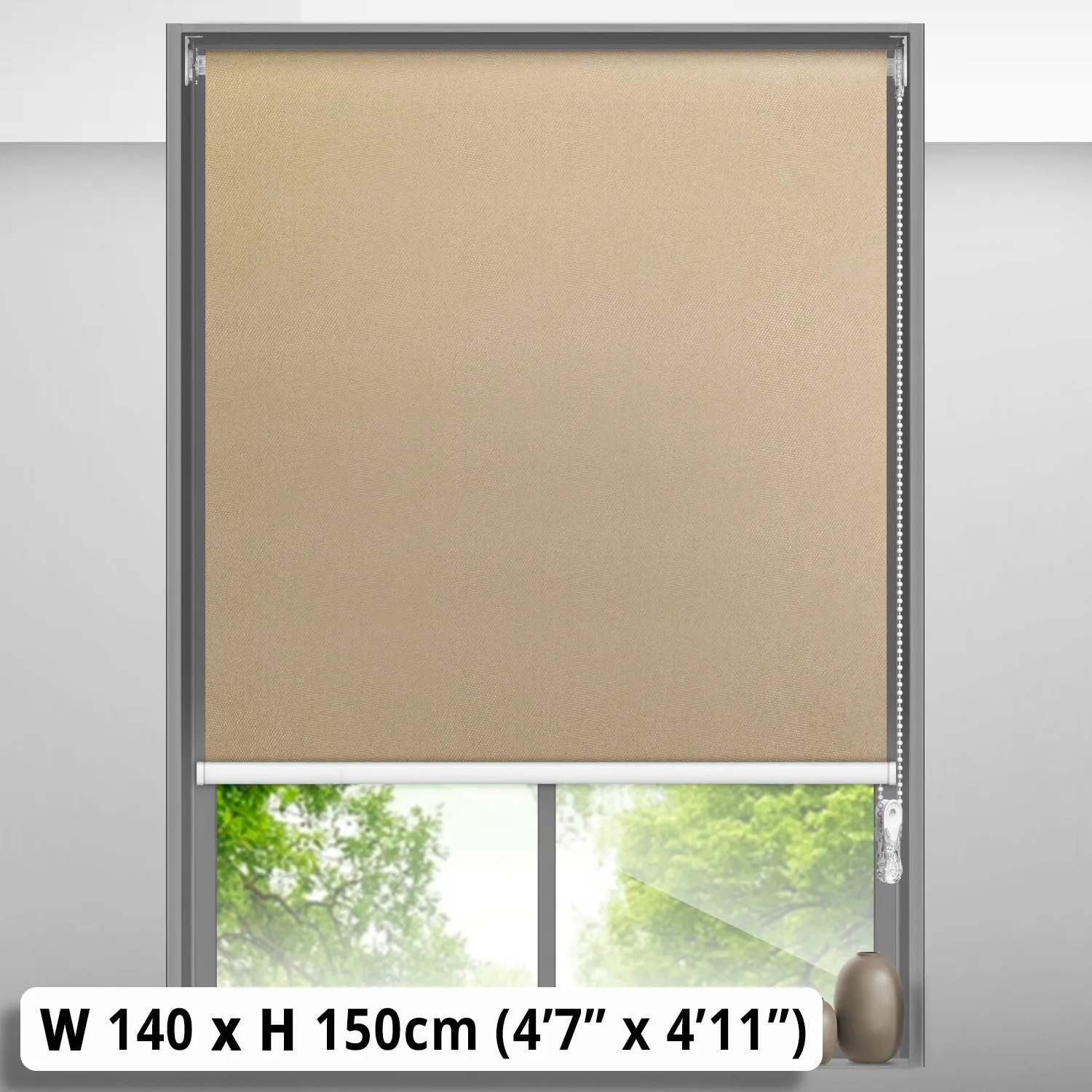 Blackout Roller Blind (140 x 150cm)