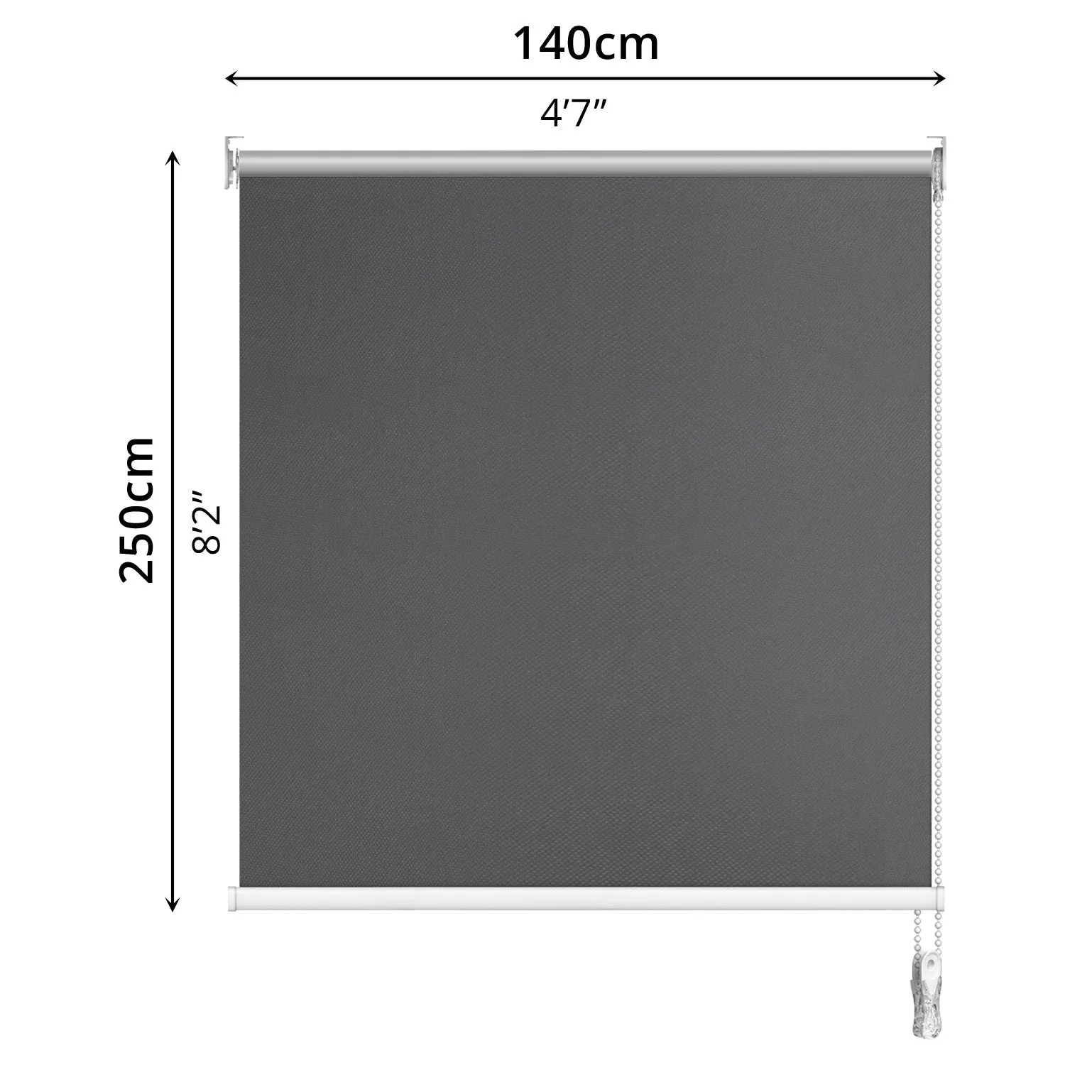 Blackout Roller Blind (140 x 250cm)
