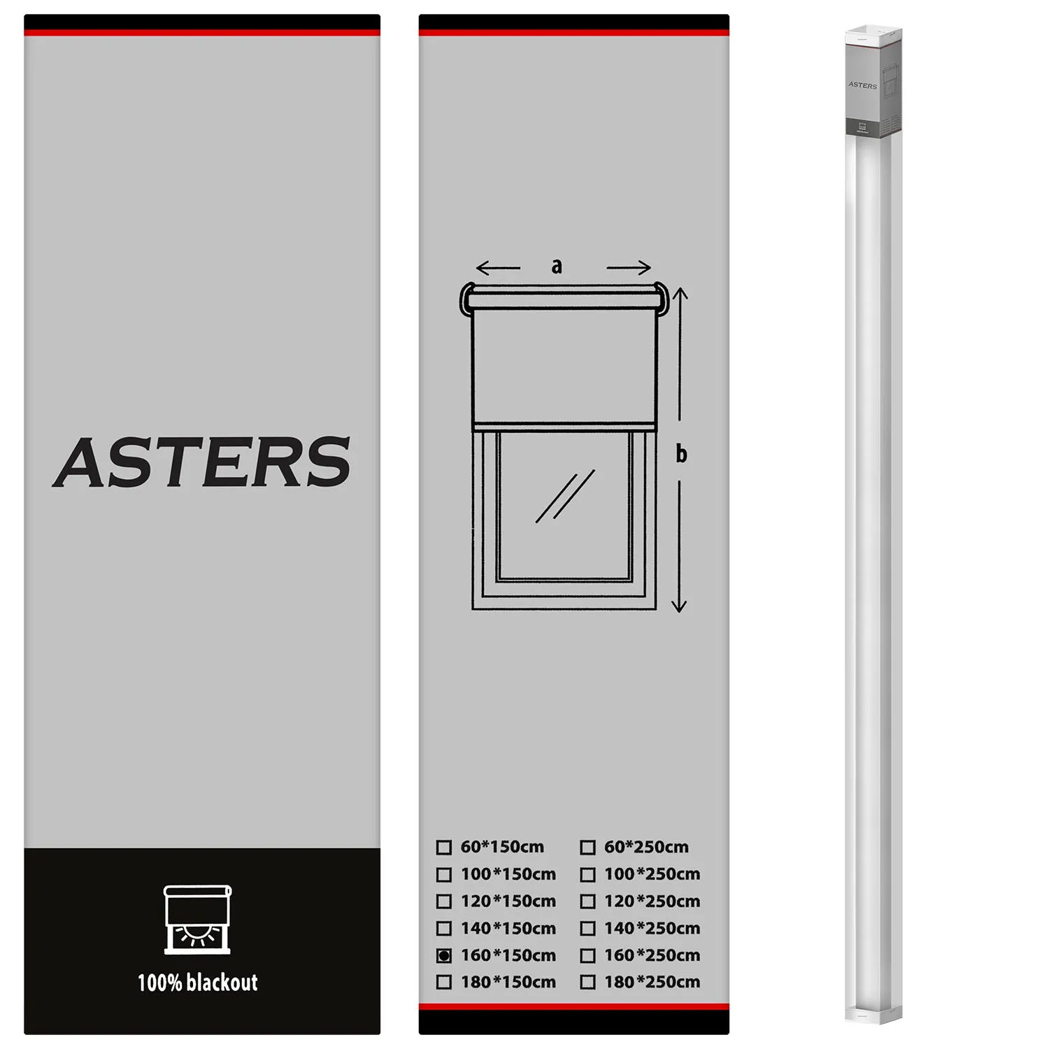 Blackout Roller Blind (160 x 150cm)