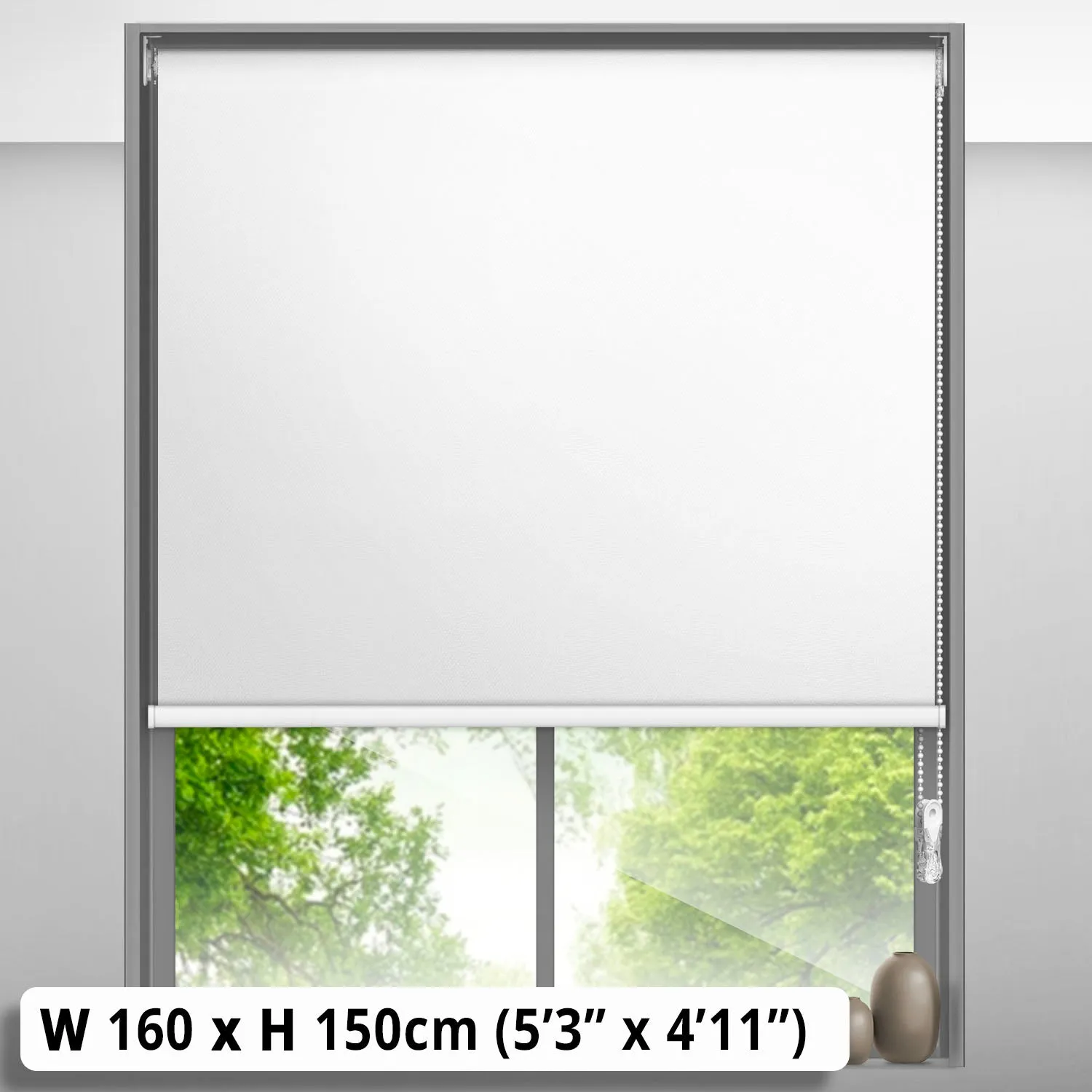 Blackout Roller Blind (160 x 150cm)