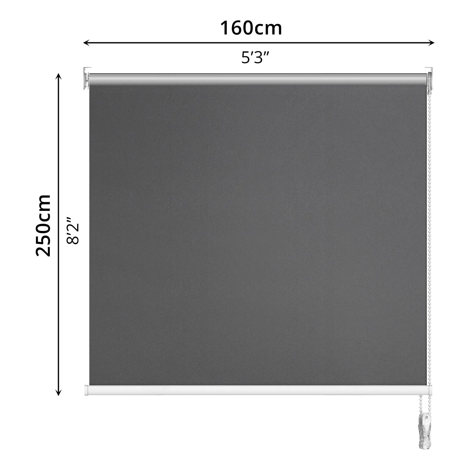 Blackout Roller Blind (160 x 250cm)