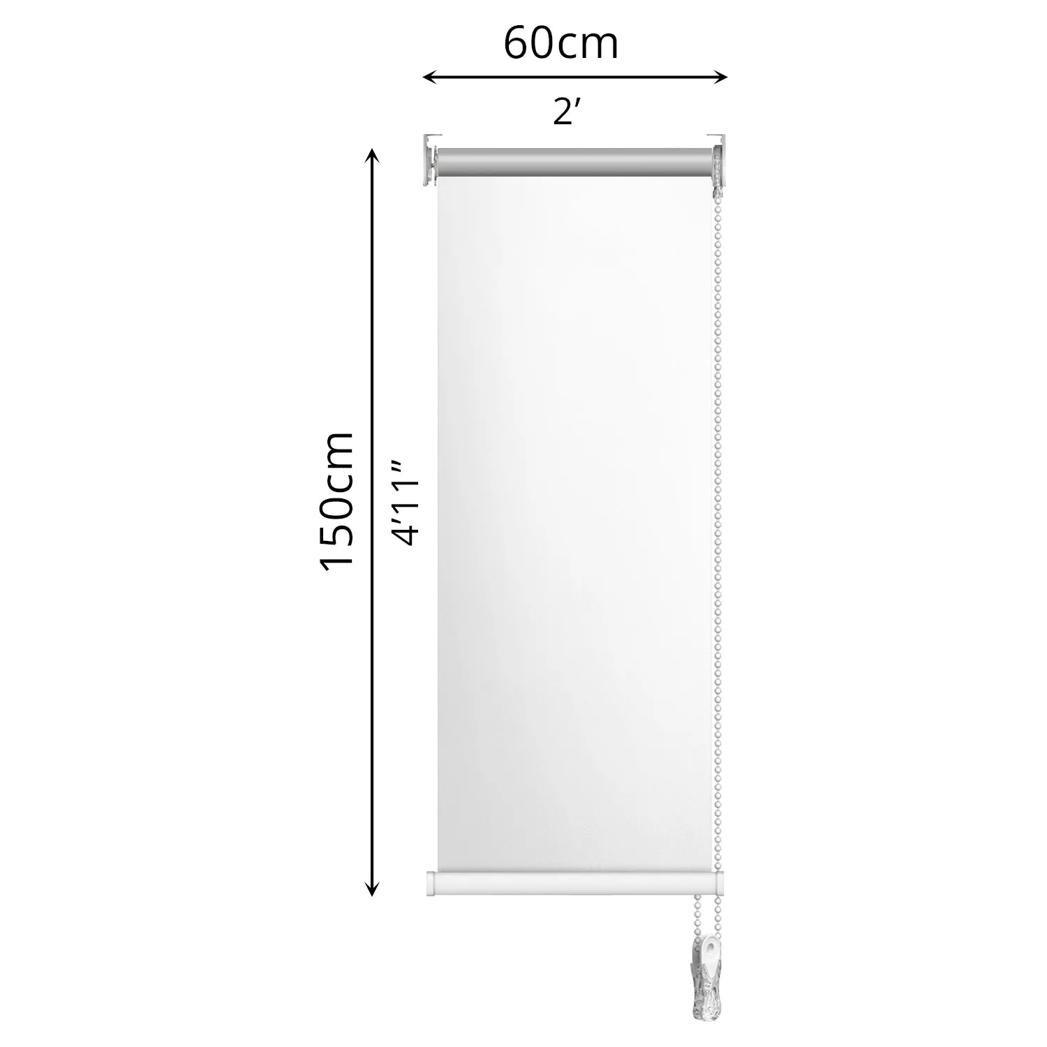 Blackout Roller Blind (60 x 150cm)