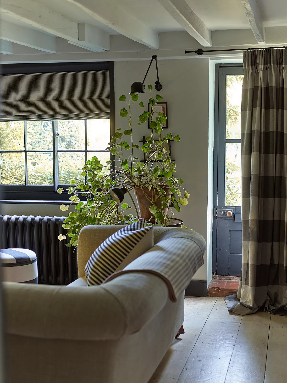 Blind Harbour Stripe Cotton Black