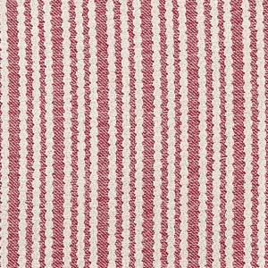 Blind Scallop Stripe Cotton Claret