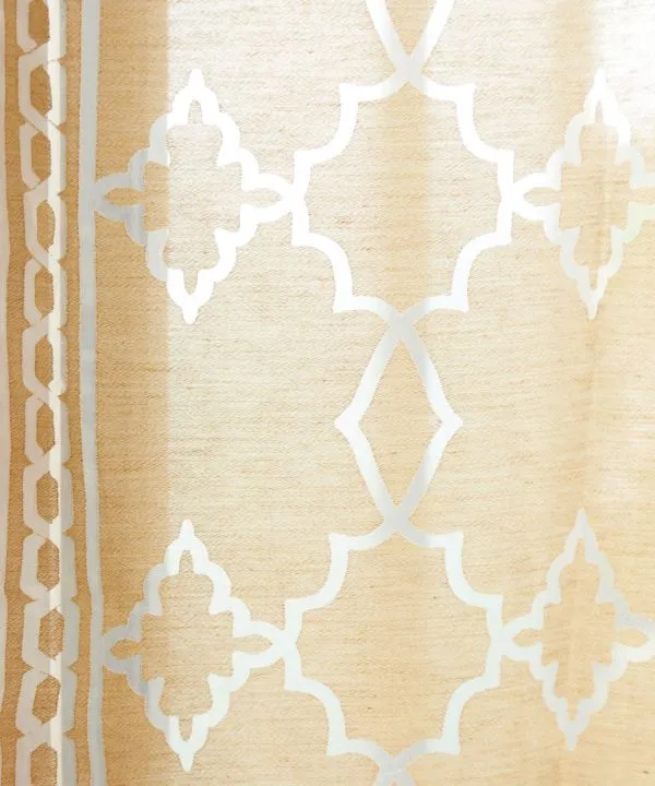 Blue City Sheer Curtain 200 x 105cm