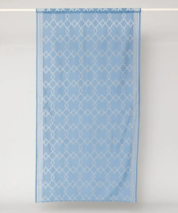 Blue City Sheer Curtain 200 x 105cm