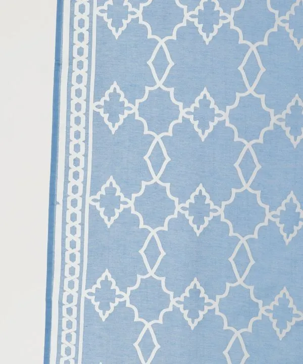 Blue City Sheer Noren Curtain