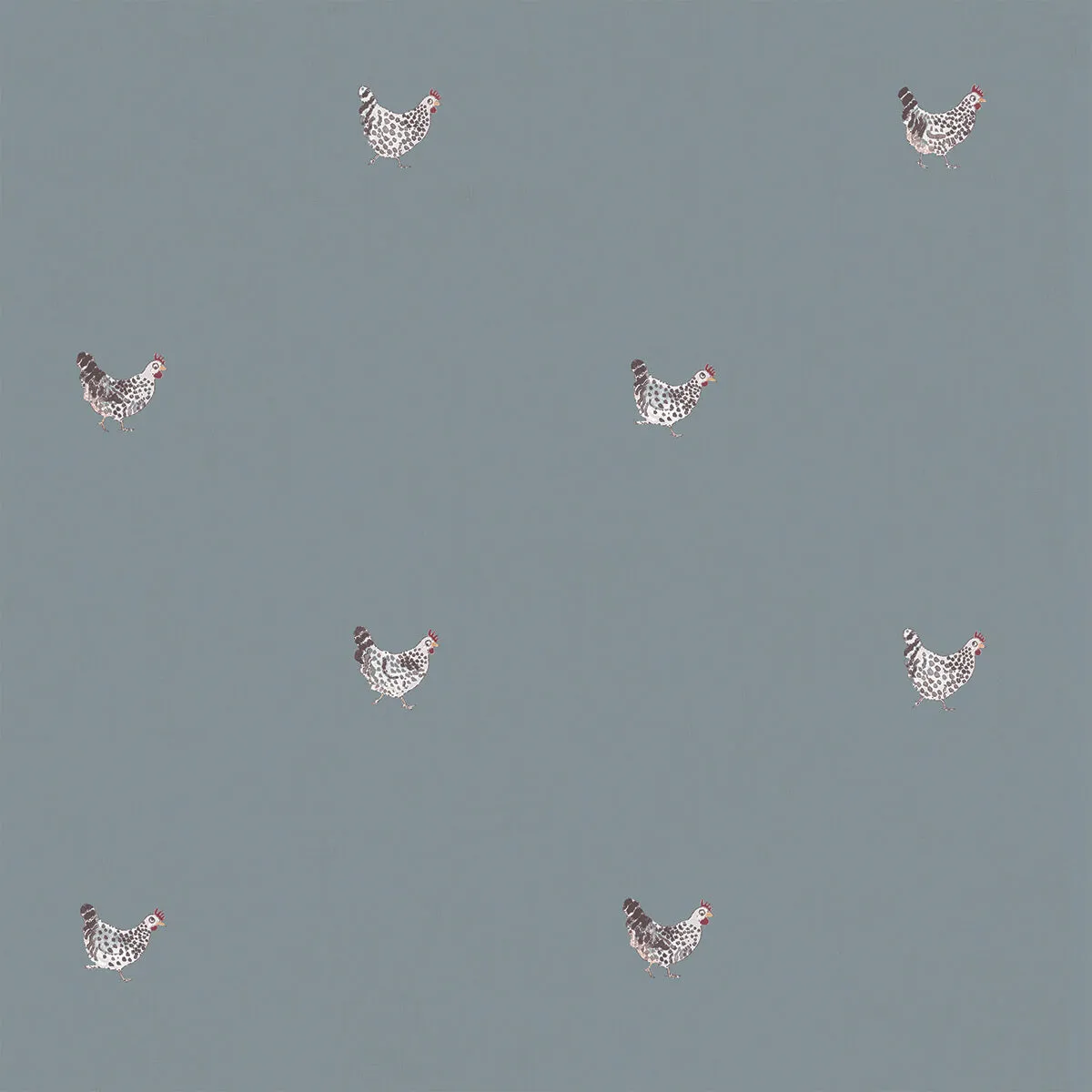 Chicken Deep Duck Egg Curtains/Roman Blind Sample
