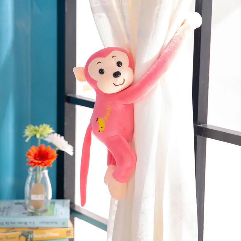 Creative Monkey Curtain Tieback with Snap Button