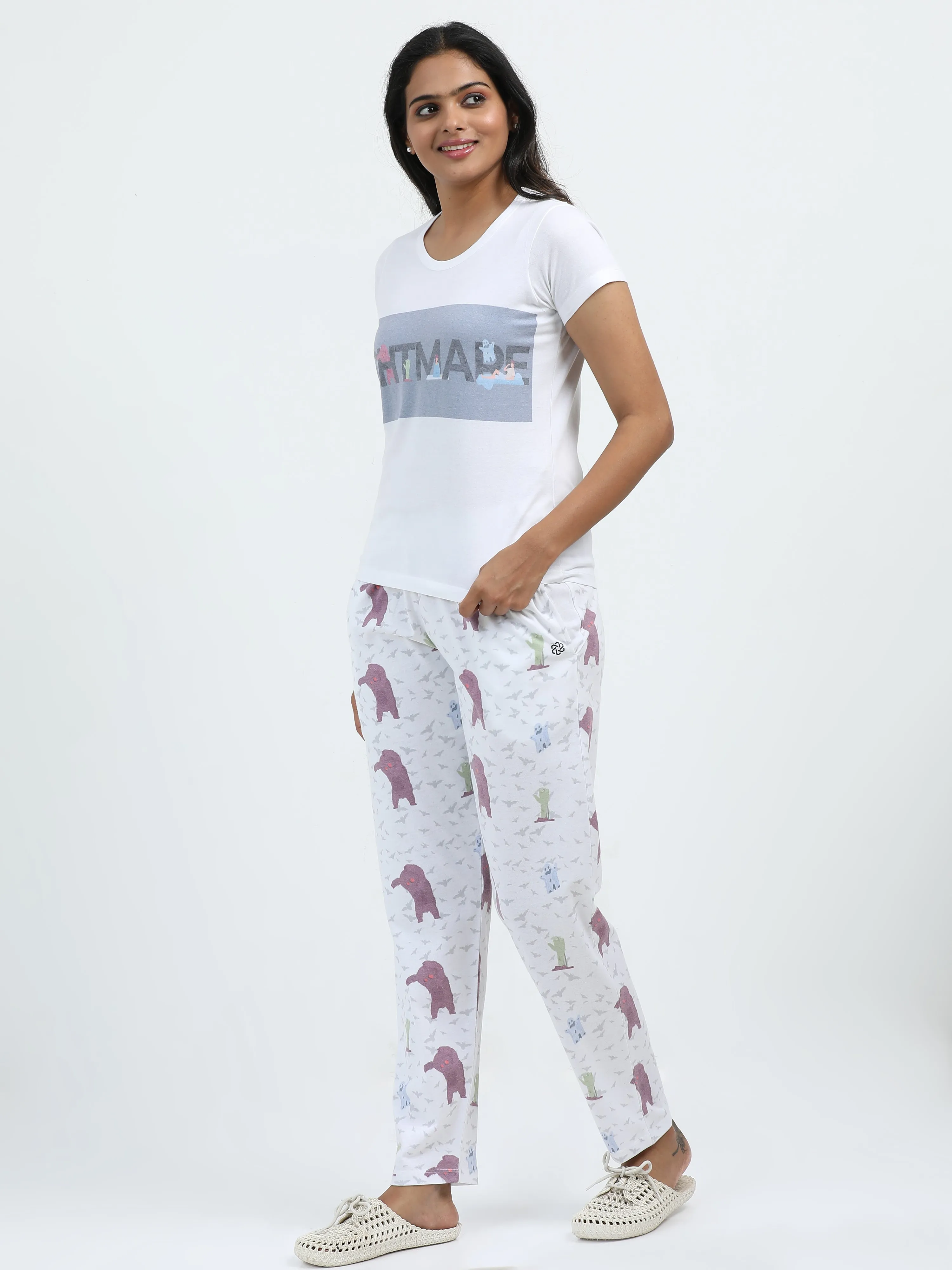 Eco Women's Nightmare Printed Pyjama Set