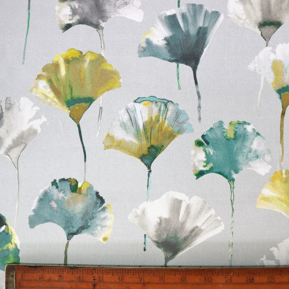 Ginkgo Leaf Home Furnishing Fabric - Chartreuse