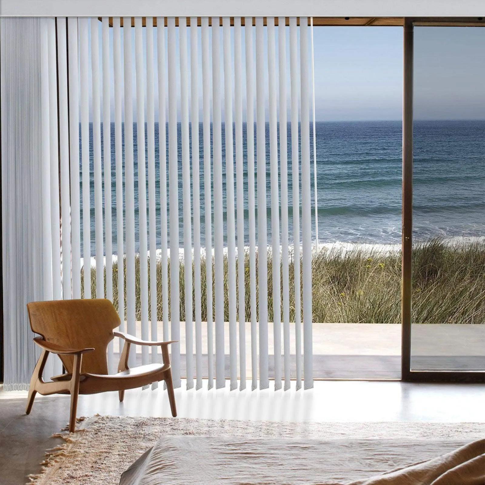 Graywind Manual Vertical Blinds | Blackout Series | Customizable