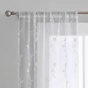 Ivory Melody Vine 2 PK Window Panel