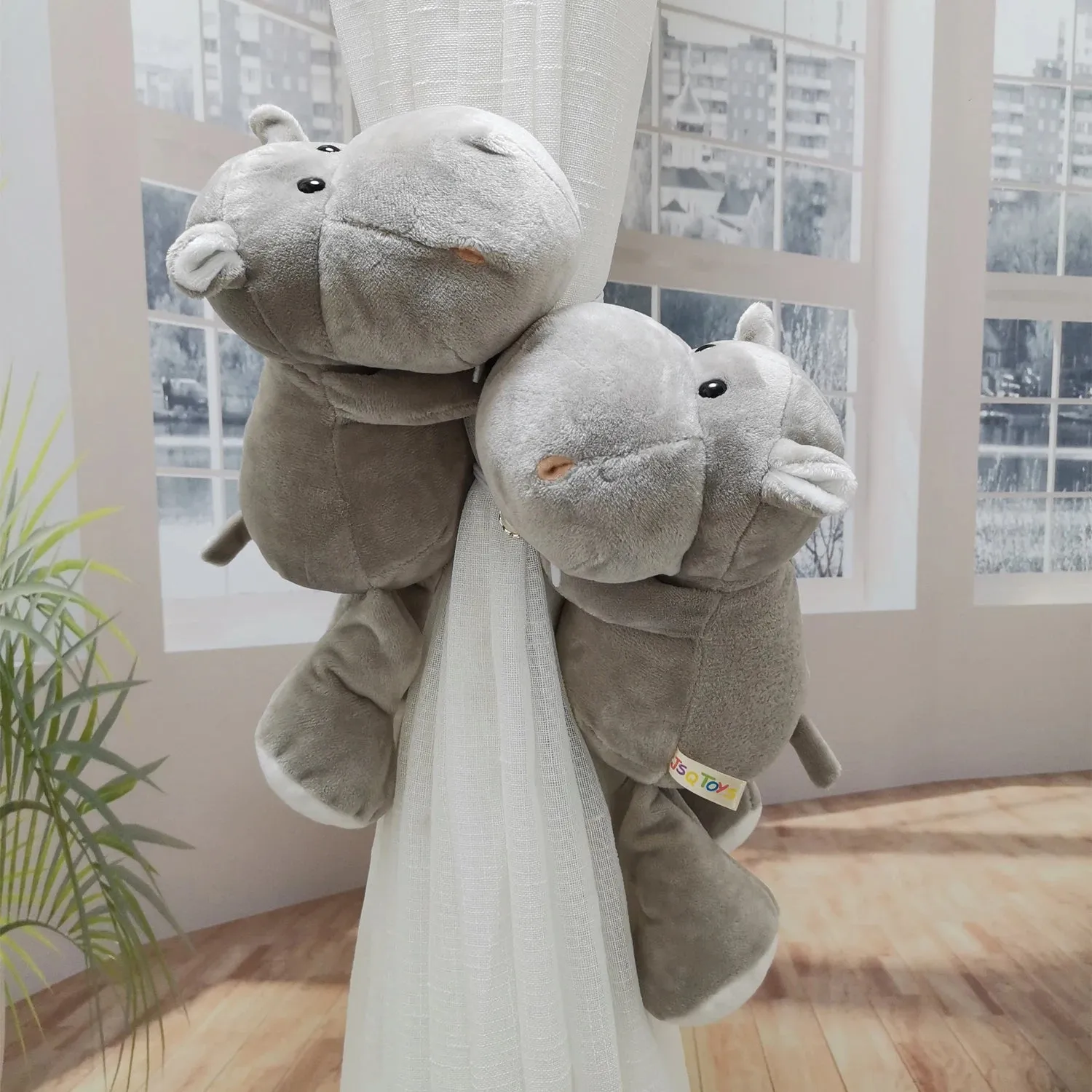 Jungle Animal Friends Curtain Tiebacks