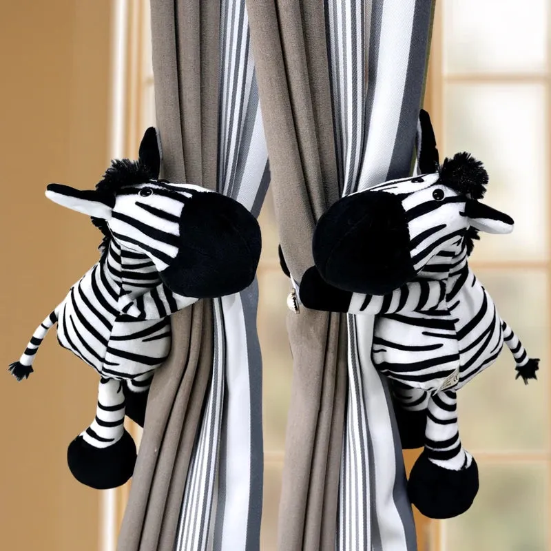 Jungle Animal Friends Curtain Tiebacks