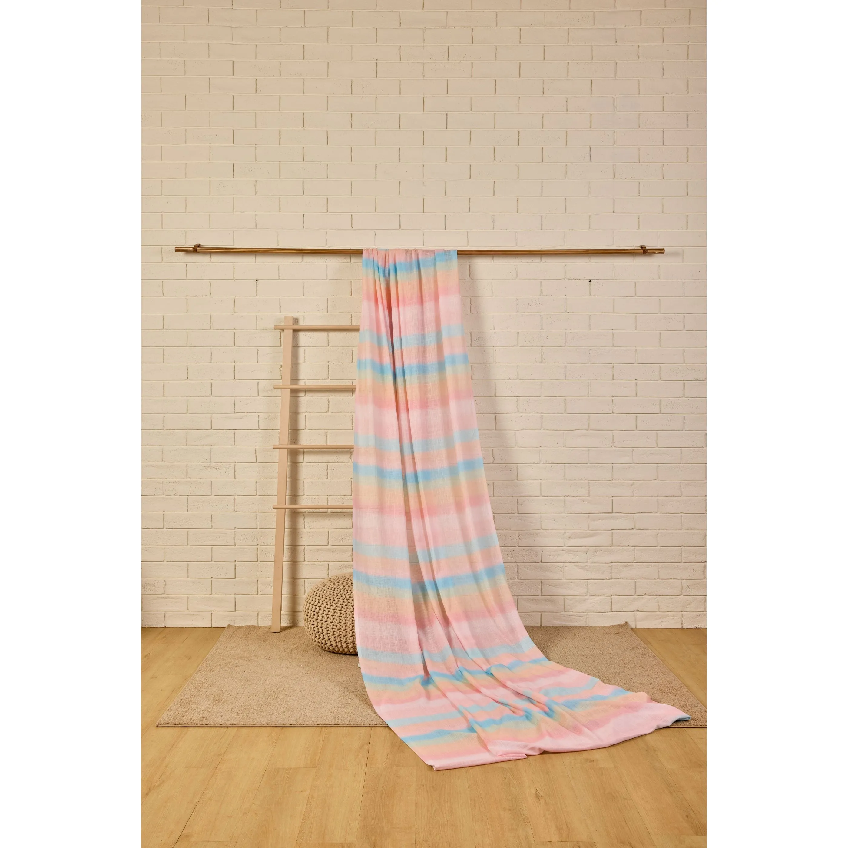 Ooh La LlamaSheer Curatin Fabric