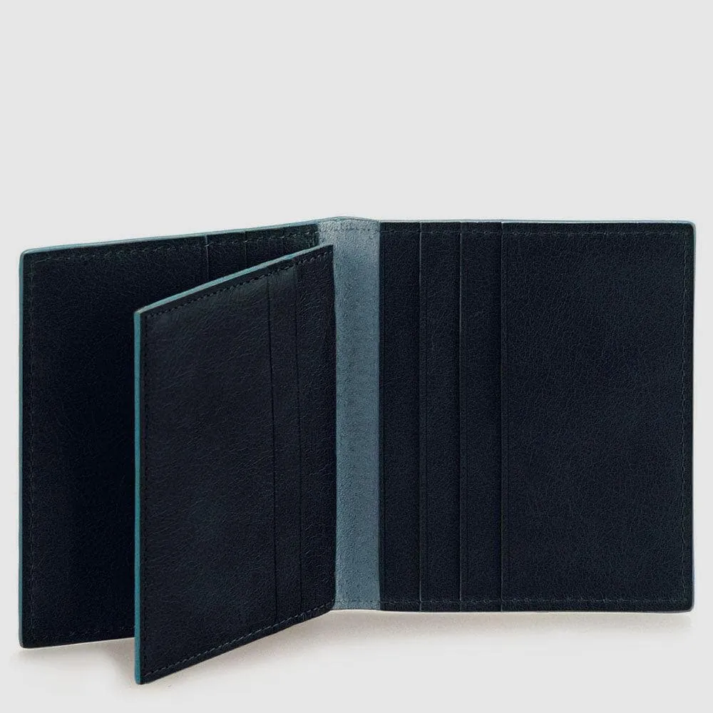 Porta carte di credito blue square