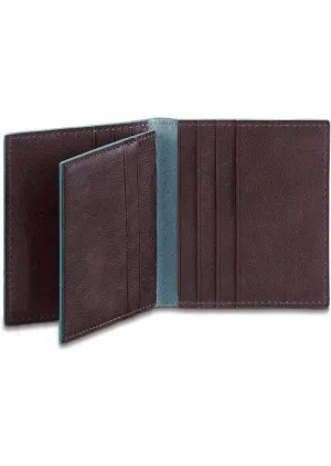 Porta carte di credito blue square