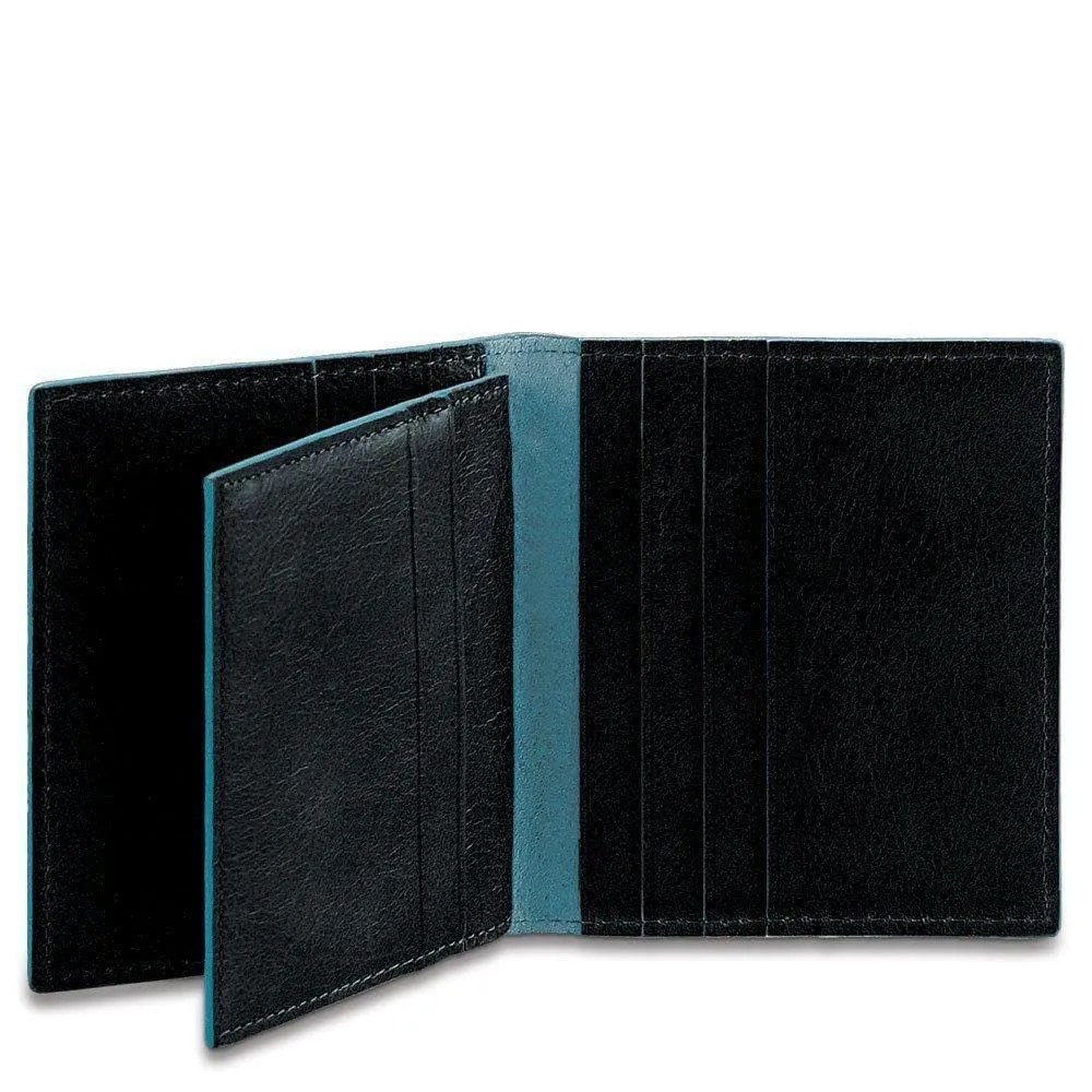 Porta carte di credito blue square