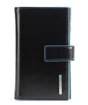 Portafoglio donna con porta monete e porta carte di credito blue square