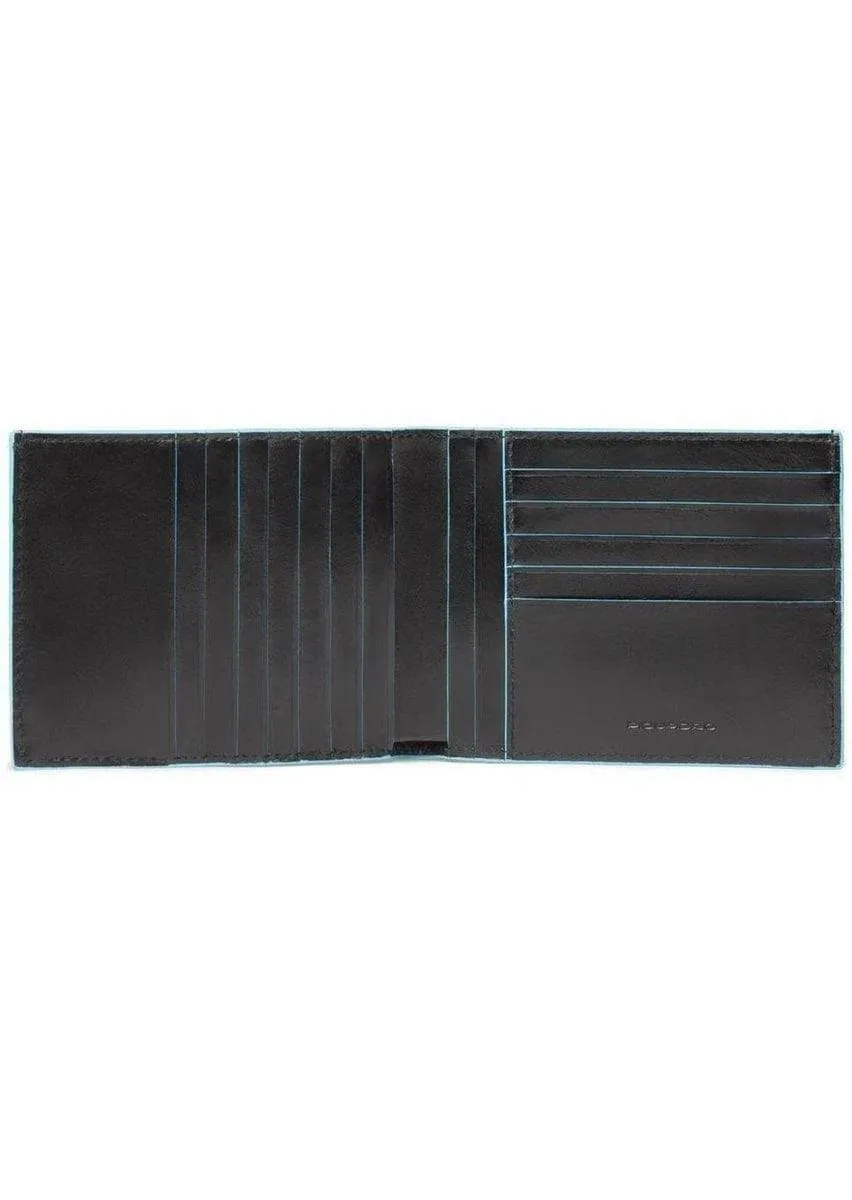 Portafoglio uomo con 12 porta carte di creditorosso blue square