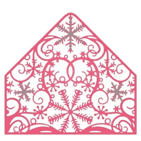 "Cascading Snowflakes" Forever Flowerz Panel Die Set